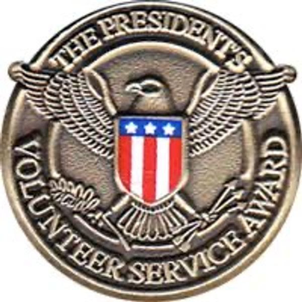 Bronze President's Volunteer Service Award seal