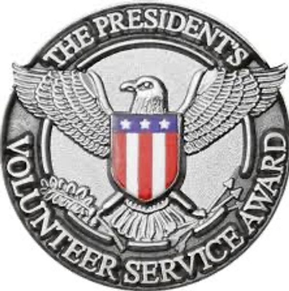 Silver President's Volunteer Service Award seal